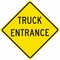 Brady Traffic Sign, 24 in H, 24 in W, Aluminum, Diamond, English, 115598 115598 - alternate 1